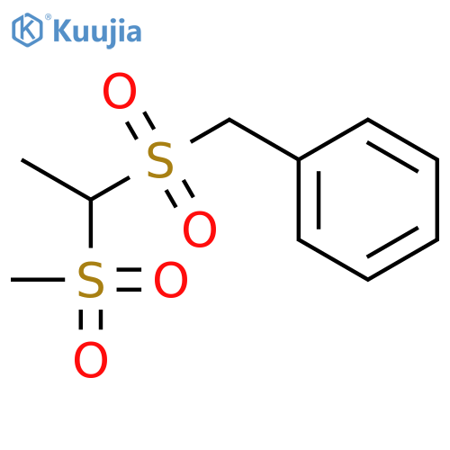 BENZENE, [[[1-(METHYLSULFONYL)ETHYL]SULFONYL]METHYL]- structure