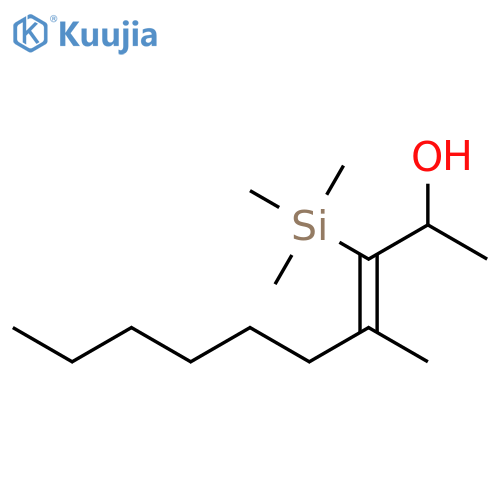 3-DECEN-2-OL, 4-METHYL-3-(TRIMETHYLSILYL)-, (Z)- structure