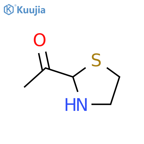 ethanone, 1-(2-thiazolidinyl)- (9ci) structure