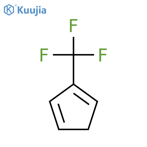1,3-Cyclopentadiene, 2-(trifluoromethyl)- structure