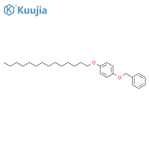 BENZENE, 1-(PHENYLMETHOXY)-4-(TETRADECYLOXY)- structure