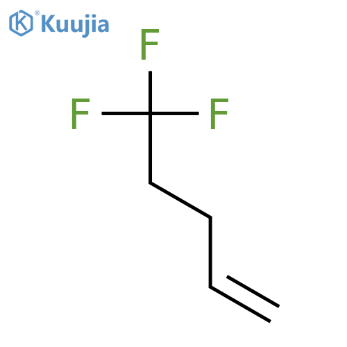 5,5,5-trifluoropent-1-ene structure