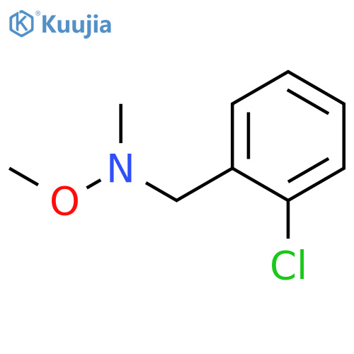 Benzenemethanamine, 2-chloro-N-methoxy-N-methyl- structure