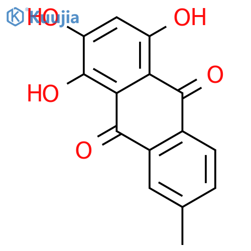 9,10-ANTHRACENEDIONE, 1,2,4-TRIHYDROXY-7-METHYL- structure