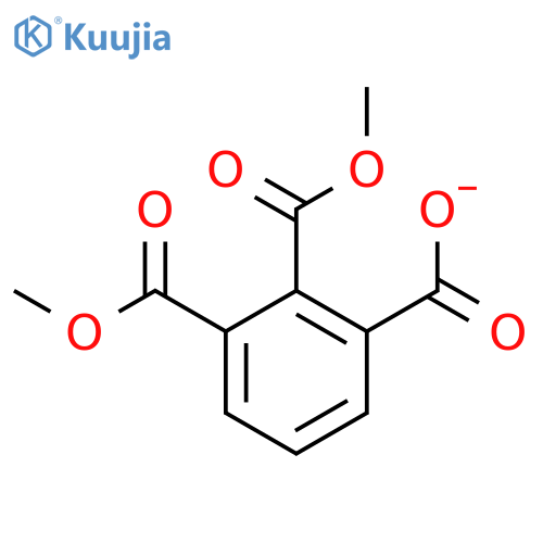 1,2,3-Benzenetricarboxylic acid, 1,2-dimethyl ester structure