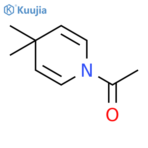 Pyridine, 1-acetyl-1,4-dihydro-4,4-dimethyl-(9ci) structure
