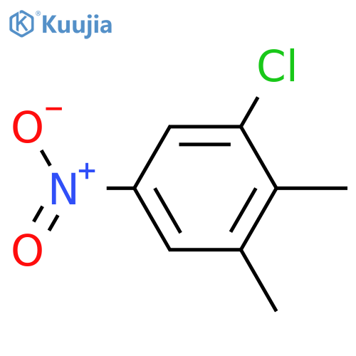 BENZENE, 1-CHLORO-2,3-DIMETHYL-5-NITRO- structure