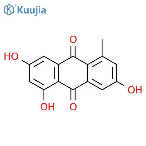 9,10-ANTHRACENEDIONE, 1,3,7-TRIHYDROXY-5-METHYL- structure