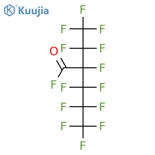 Pentanoyl fluoride, 2,3,3,4,4,5,5,5-octafluoro-2-(pentafluoroethyl)- structure