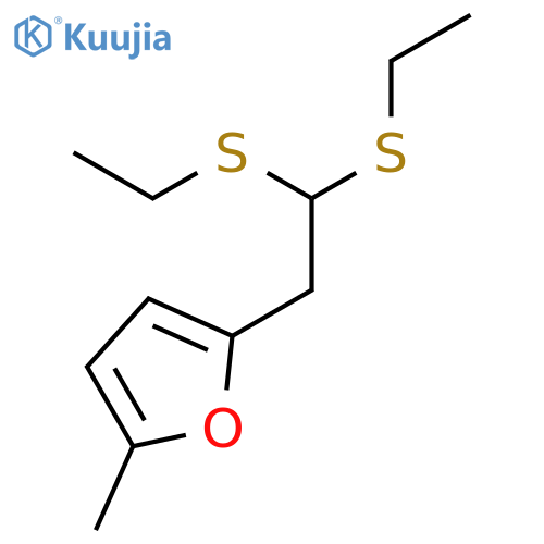 FURAN, 2-[2,2-BIS(ETHYLTHIO)ETHYL]-5-METHYL- structure