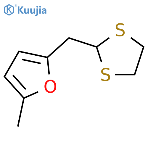 1,3-Dithiolane, 2-[(5-methyl-2-furanyl)methyl]- structure