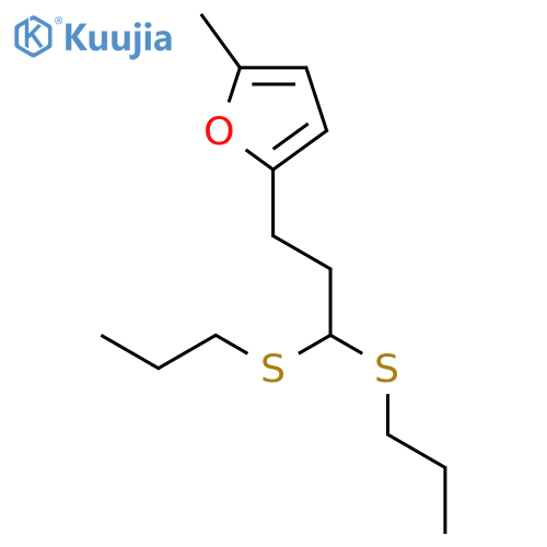 FURAN, 2-[3,3-BIS(PROPYLTHIO)PROPYL]-5-METHYL- structure