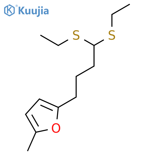 FURAN, 2-[4,4-BIS(ETHYLTHIO)BUTYL]-5-METHYL- structure