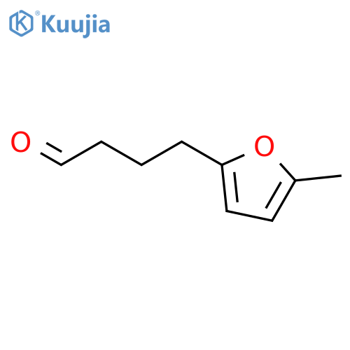 4-(5-methylfuran-2-yl)butanal structure