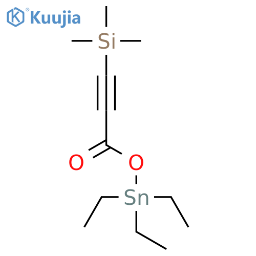 SILANE, TRIMETHYL[3-OXO-3-[(TRIETHYLSTANNYL)OXY]-1-PROPYNYL]- structure