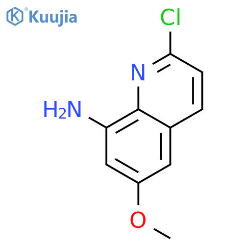 2-Chloro-6-methoxyquinolin-8-amine structure