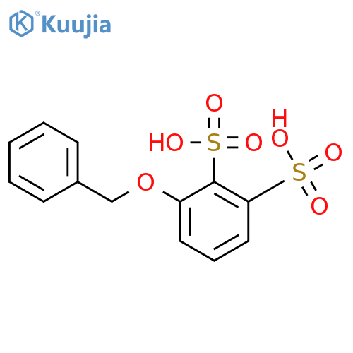 BENZENEDISULFONIC ACID, (PHENYLMETHOXY)- structure