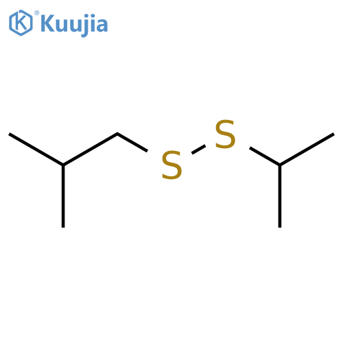 Disulfide, 1-methylethyl 2-methylpropyl structure