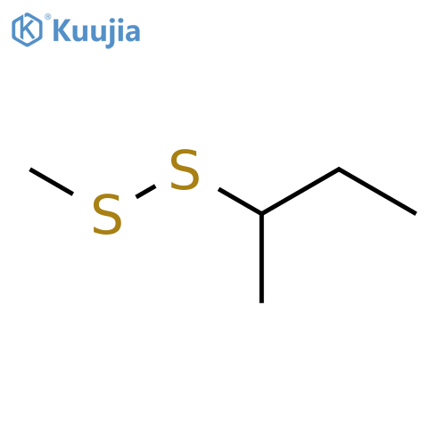 Disulfide, methyl 1-methylpropyl structure