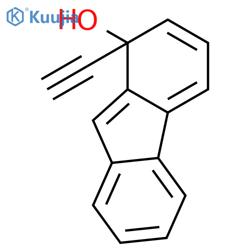 1H-Fluoren-1-ol, 1-ethynyl- structure