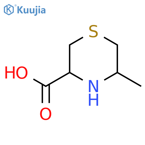5-methylthiomorpholine-3-carboxylic acid structure