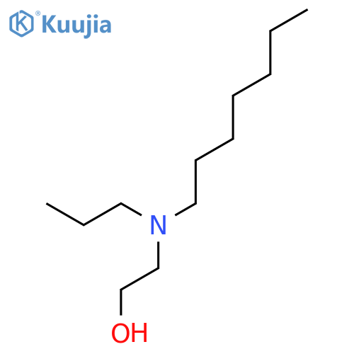 Ethanol, 2-(heptylpropylamino)- structure