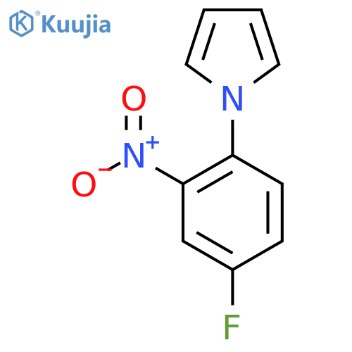 1-(4-Fluoro-2-nitrophenyl)pyrrole structure