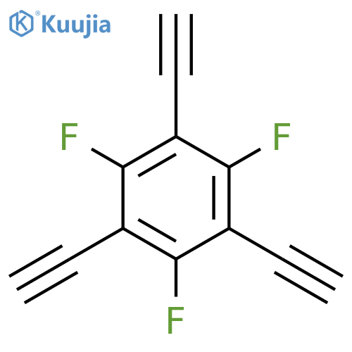 1,3,5-Triethynyl-2,4,6-trifluorobenzene structure