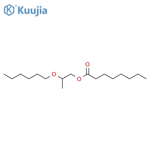 OCTANOIC ACID, 2-(HEXYLOXY)PROPYL ESTER structure