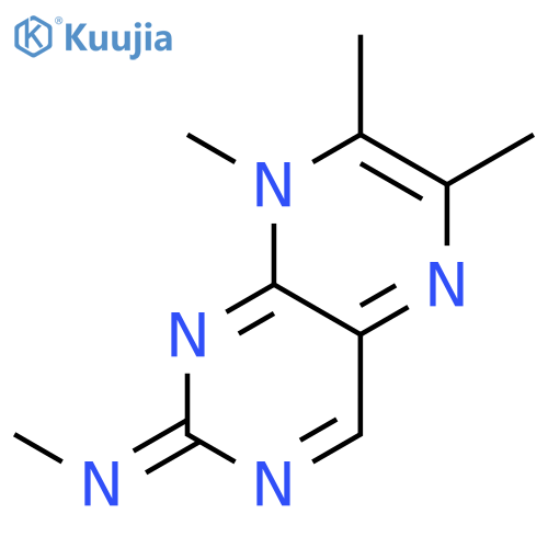 Methanamine,N-(6,7,8-trimethyl-2(8H)-pteridinylidene)- structure