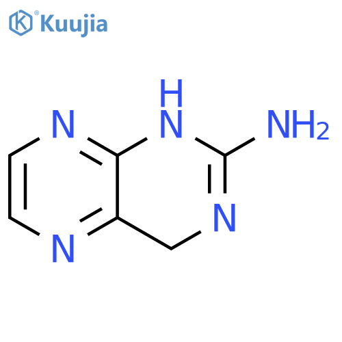 pteridine, 2-amino-3,4-dihydro- (7ci,8ci) structure