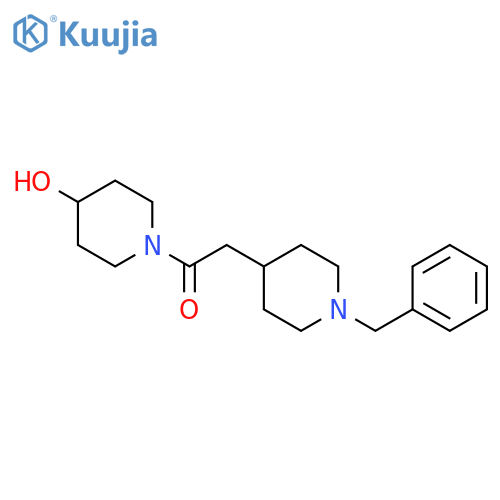 4-PIPERIDINOL, 1-[[1-(PHENYLMETHYL)-4-PIPERIDINYL]ACETYL]- structure