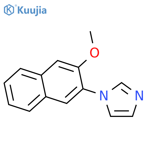 1H-Imidazole, 1-(3-methoxy-2-naphthalenyl)- structure