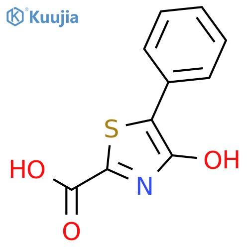 2-Thiazolecarboxylic acid, 4-hydroxy-5-phenyl- structure