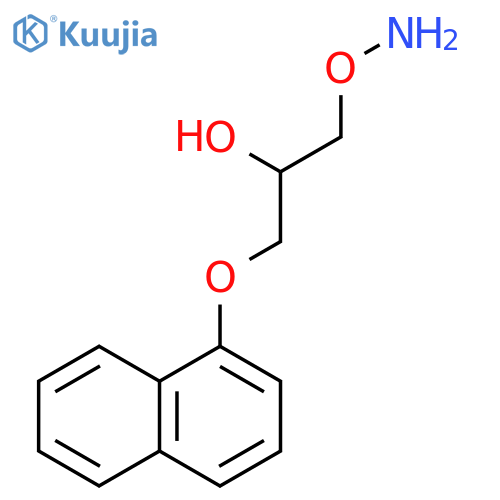 2-PROPANOL, 1-(AMINOOXY)-3-(1-NAPHTHALENYLOXY)- structure