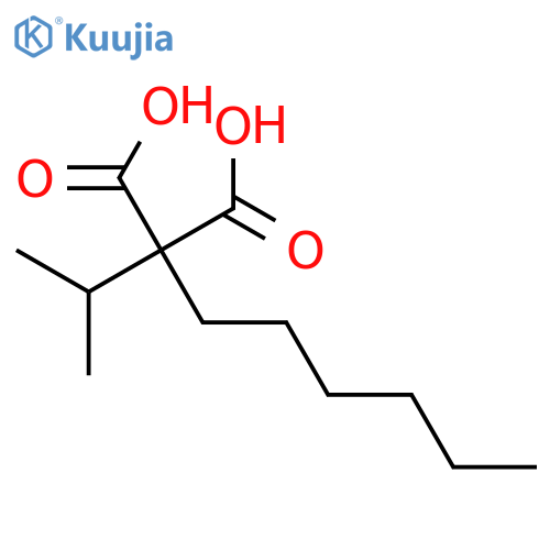 Propanedioic acid, hexyl(1-methylethyl)- structure