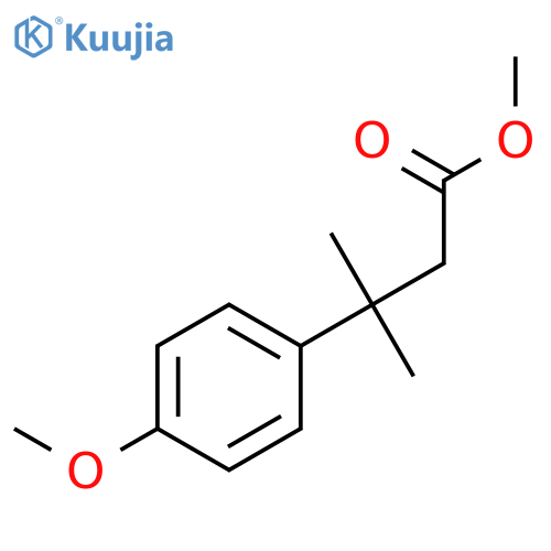 methyl 3-(4-methoxyphenyl)-3-methylbutanoate structure