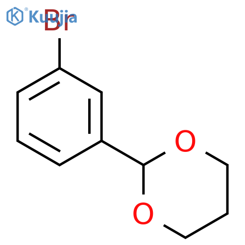2-(3-Bromophenyl)-1,3-dioxane structure