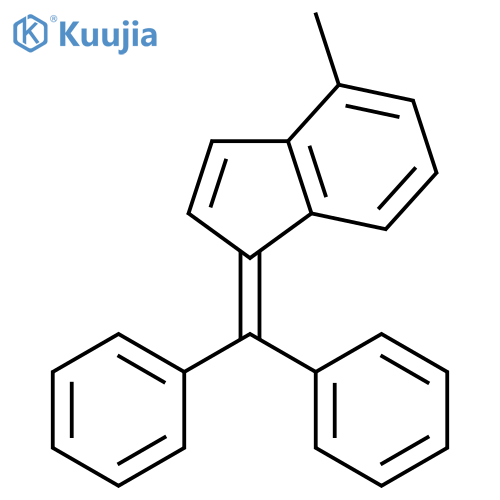 1H-Indene, 1-(diphenylmethylene)-4-methyl- structure