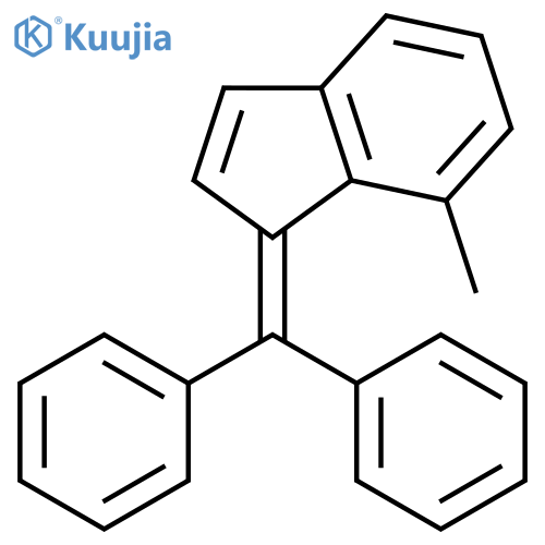 1H-Indene, 1-(diphenylmethylene)-7-methyl- structure