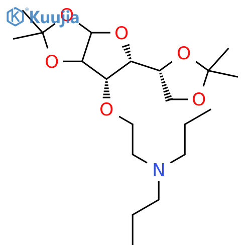 N-[2-({(5R,6S)-5-[(4R)-2,2-dimethyl-1,3-dioxolan-4-yl]-2,2-dimethyltetrahydrofuro[2,3-d][1,3]dioxol-6-yl}oxy)ethyl]-N-propylpropan-1-amine (non-preferred name) structure
