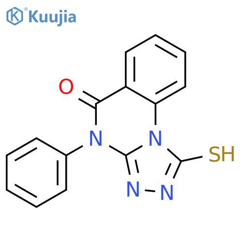 4-Phenyl-1-sulfanyl-4H,5H-1,2,4triazolo4,3-aquinazolin-5-one structure