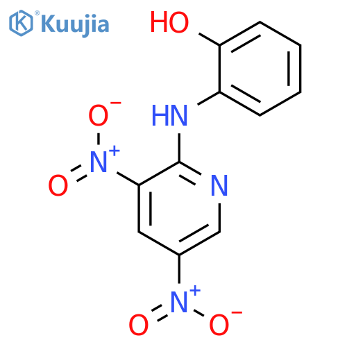 PHENOL, 2-[(3,5-DINITRO-2-PYRIDINYL)AMINO]- structure