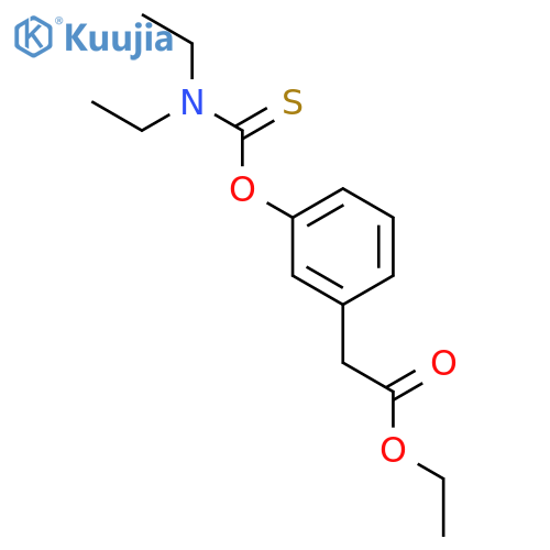 Ethyl 3-(O-Diethylthiocarbamoyl)phenylacetate structure