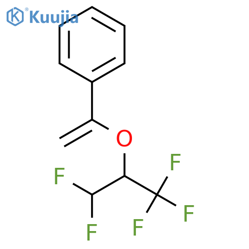 Benzene, [1-[1-(difluoromethyl)-2,2,2-trifluoroethoxy]ethenyl]- structure