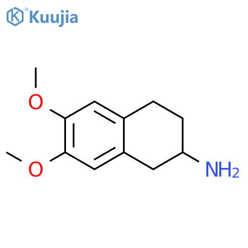2-Naphthalenamine, 1,2,3,4-tetrahydro-6,7-dimethoxy- structure