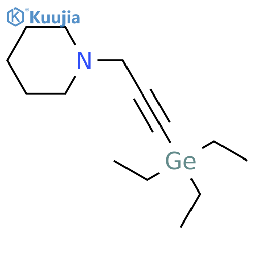 PIPERIDINE, 1-[3-(TRIETHYLGERMYL)-2-PROPYNYL]- structure