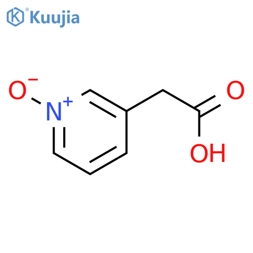 3-Pyridineacetic acid, 1-oxide structure