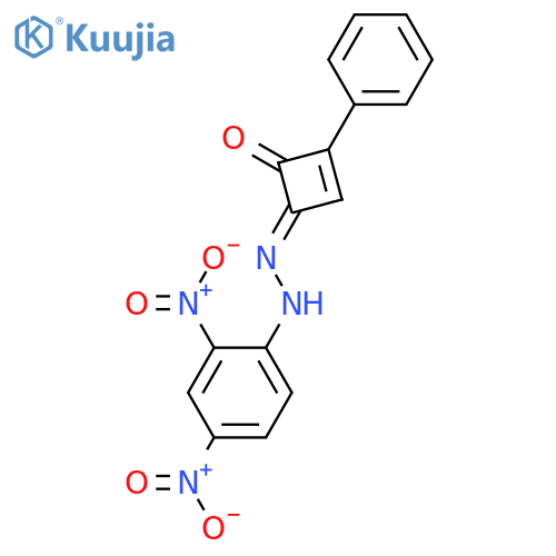 3-CYCLOBUTENE-1,2-DIONE, 3-PHENYL-, 1-[(2,4-DINITROPHENYL)HYDRAZONE] structure