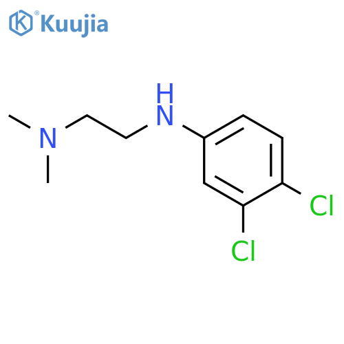 1,2-Ethanediamine, N'-(3,4-dichlorophenyl)-N,N-dimethyl- structure